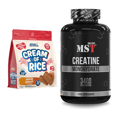 Masseaufbau-Set: Applied Nutrition Cream + MST Creatine Monohydrate – alle enthaltenen Artikel