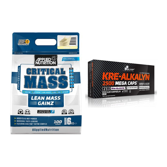 Masseaufbau-Set: Applied Nutrition + Olimp Kre Alkalyn 2500 – alle enthaltenen Artikel