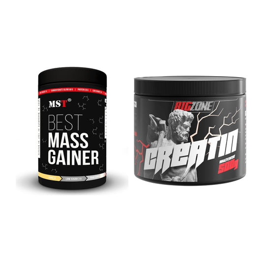 Masseaufbau-Set: MST Best Mass Gainer + Big Zone Creatin – alle enthaltenen Artikel