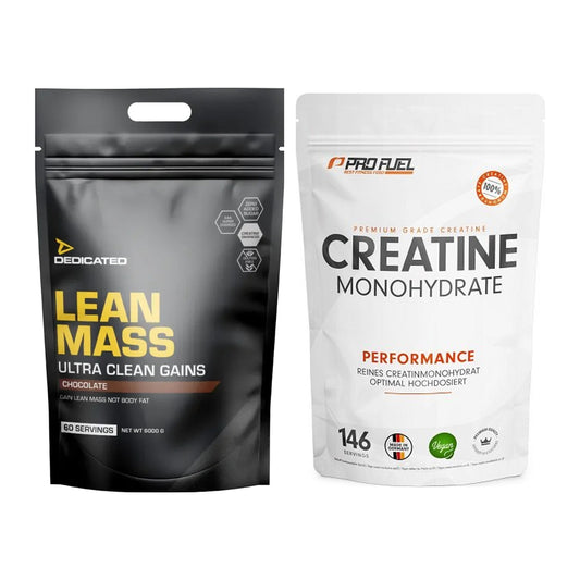 Masseaufbau-Set: Dedicated Lean Mass + ProFuel Creatine – alle enthaltenen Artikel