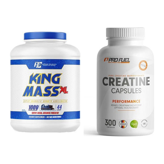 Masseaufbau-Set: Ronie Coleman RCSS King + ProFuel Creatine – alle enthaltenen Artikel
