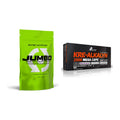 Masseaufbau-Set: Scitec Jumbo + Olimp Kre Alkalyn 2500 – alle enthaltenen Artikel