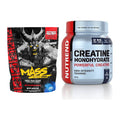 Masseaufbau-Set: Mutant Mass EXTREME 2500 + Nutrend Creatine – alle enthaltenen Artikel