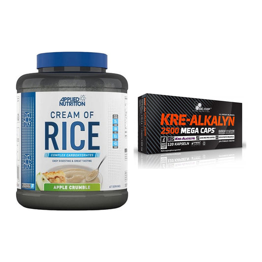 Masseaufbau-Set: Applied Nutrition Cream + Olimp Kre Alkalyn 2500 – alle enthaltenen Artikel