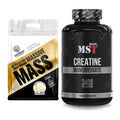 Masseaufbau-Set: Swedish Supplements + MST Creatine Monohydrate – alle enthaltenen Artikel