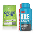 Masseaufbau-Set: Olimp Carbo Nox 1kg Pulver + Nutrend Kre-Alkalyn – alle enthaltenen Artikel