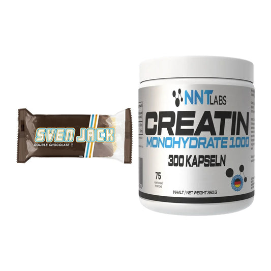 Masseaufbau-Set: Sven Jack (Energycake) 24 + NNT Creatin 1000 mg – alle enthaltenen Artikel