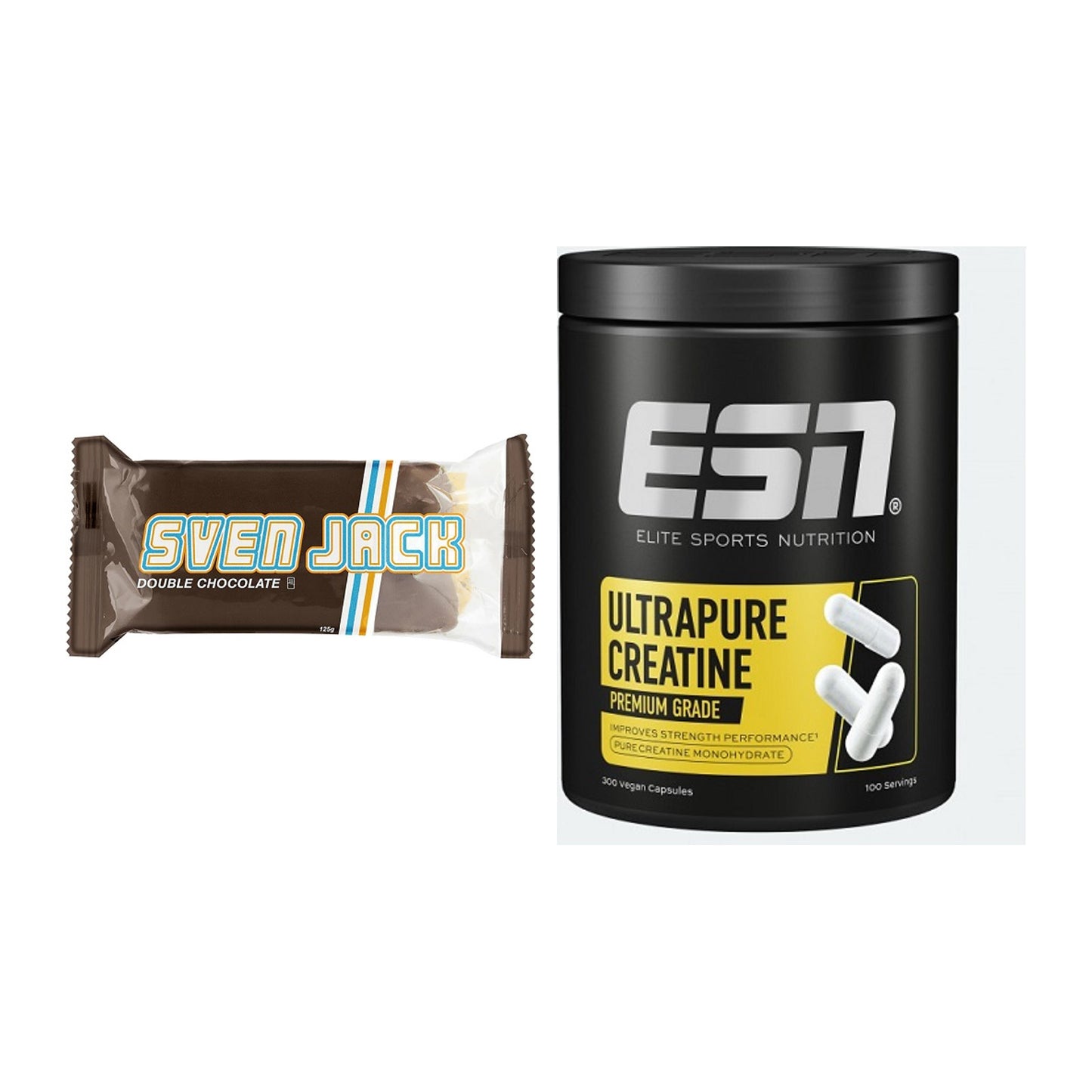 Masseaufbau-Set: Sven Jack (Energycake) + ESN Ultrapure Creatine – alle enthaltenen Artikel