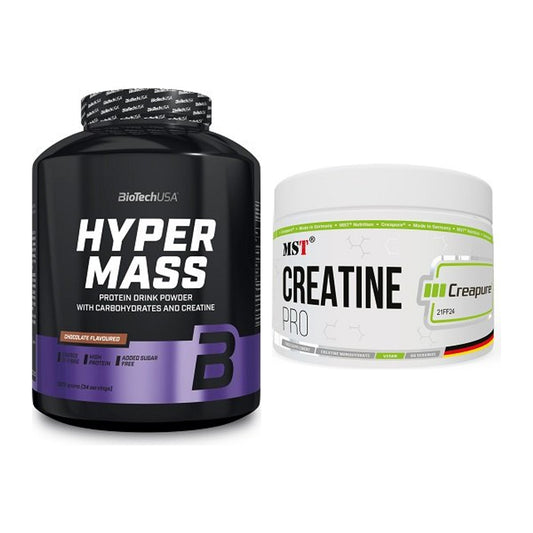 Masseaufbau-Set: BioTech Hyper Mass 2270g + MST Creatin Pro CREAPURE – alle enthaltenen Artikel