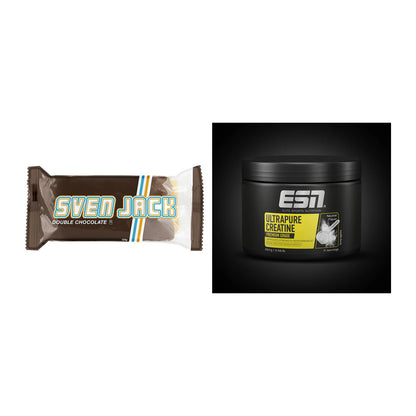 Masseaufbau-Set: Sven Jack (Energycake) + ESN Ultrapure Creatine – alle enthaltenen Artikel