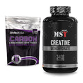 Masseaufbau-Set: BioTech CarboX + MST Creatine Monohydrate – alle enthaltenen Artikel