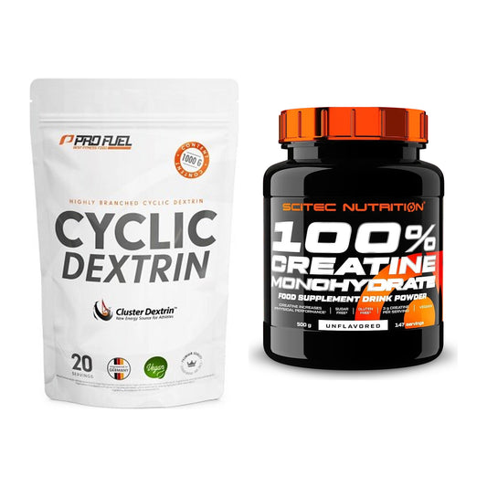 Masseaufbau-Set: ProFuel Cyclic Dextrin + Scitec Creatine – alle enthaltenen Artikel