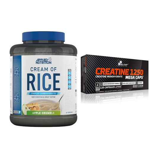 Masseaufbau-Set: Applied Nutrition Cream + Olimp Creatine Mega Caps – alle enthaltenen Artikel