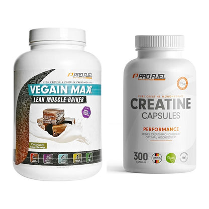 Masseaufbau-Set: ProFuel VEGAIN MAX Gainer + ProFuel Creatine – alle enthaltenen Artikel