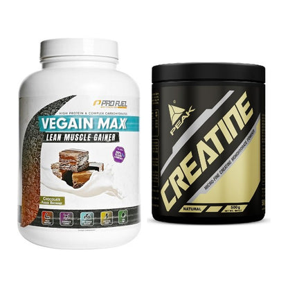 Masseaufbau-Set: ProFuel VEGAIN MAX Gainer 3kg + Peak Creatin Powder – alle enthaltenen Artikel