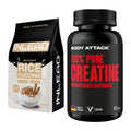 Masseaufbau-Set: INLEAD Instant Rice + Body Attack 100% Pure – alle enthaltenen Artikel
