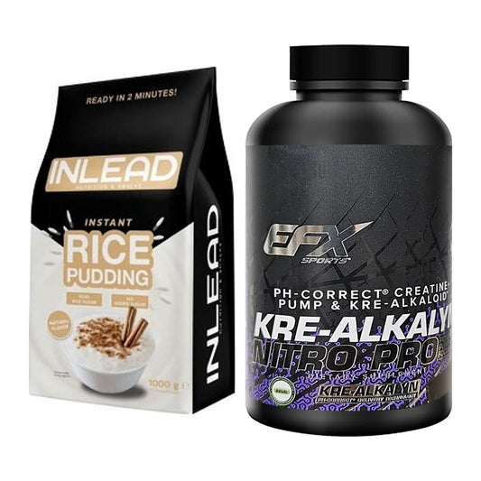 Masseaufbau-Set: INLEAD Instant Rice + EFX Kre-Alkalyn PRO 120 – alle enthaltenen Artikel