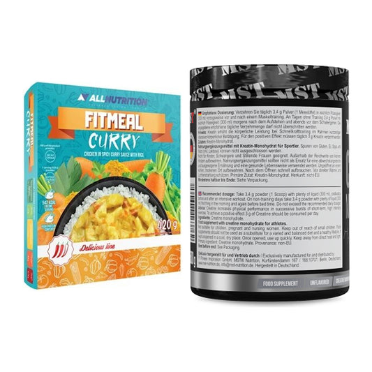 Masseaufbau-Set: Allnutrition Fitmeal + MST Creatin Monohydrate – alle enthaltenen Artikel