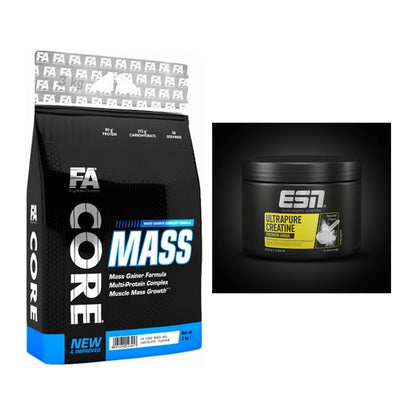 Masseaufbau-Set: FA Nutrition Core Mass + ESN Ultrapure Creatine – alle enthaltenen Artikel