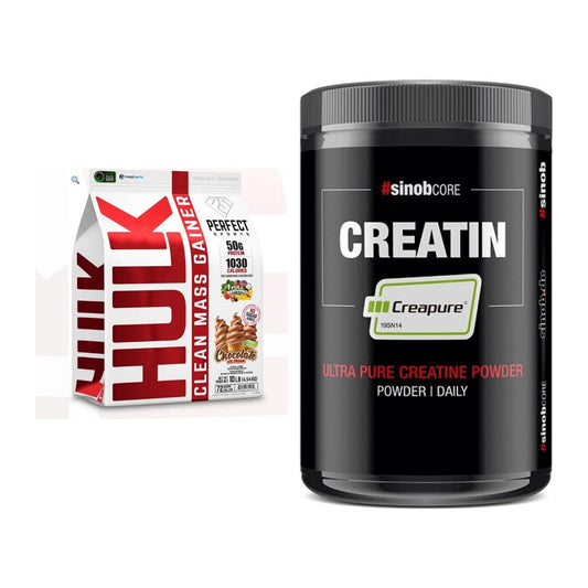 Masseaufbau-Set: Perfect Sports Hulk Clean + Sinob Creatin CREAPURE – alle enthaltenen Artikel