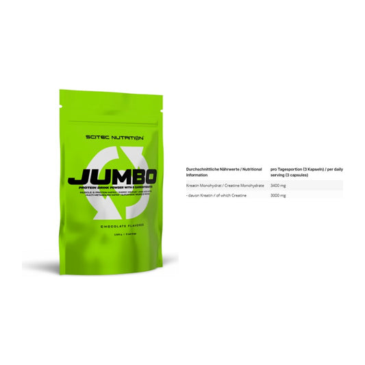 Masseaufbau-Set: Scitec Jumbo + INLEAD Creatine Monohydrate – alle enthaltenen Artikel