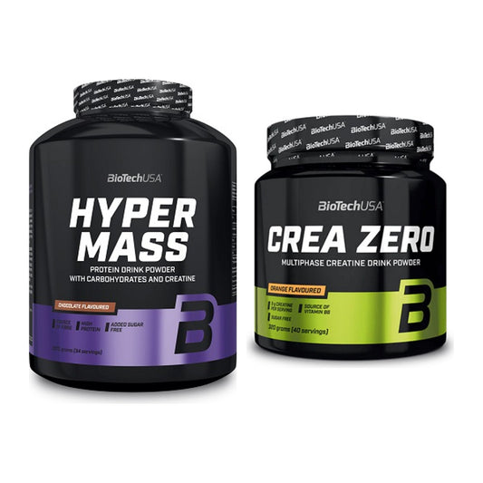Masseaufbau-Set: BioTech Hyper Mass + BioTech Crea Zero – alle enthaltenen Artikel