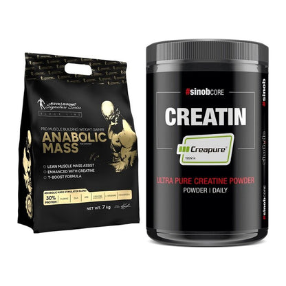 Masseaufbau-Set: Kevin Levrone Anabolic + Sinob Creatin CREAPURE – alle enthaltenen Artikel