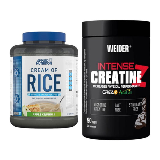 Masseaufbau-Set: Applied Nutrition Cream + Weider Intense Pure – alle enthaltenen Artikel