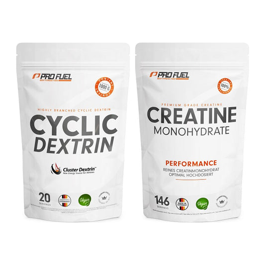 Masseaufbau-Set: ProFuel Cyclic Dextrin + ProFuel Creatine – alle enthaltenen Artikel