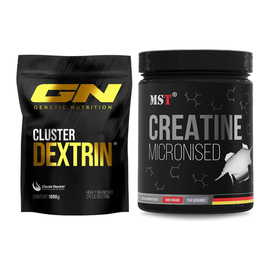 Masseaufbau-Set: GN Cluster Dextrin + MST Creatin Monohydrate – alle enthaltenen Artikel