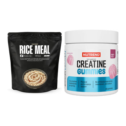 Masseaufbau-Set: Big Zone Instant Rice + Nutrend Creatine Gummies – alle enthaltenen Artikel