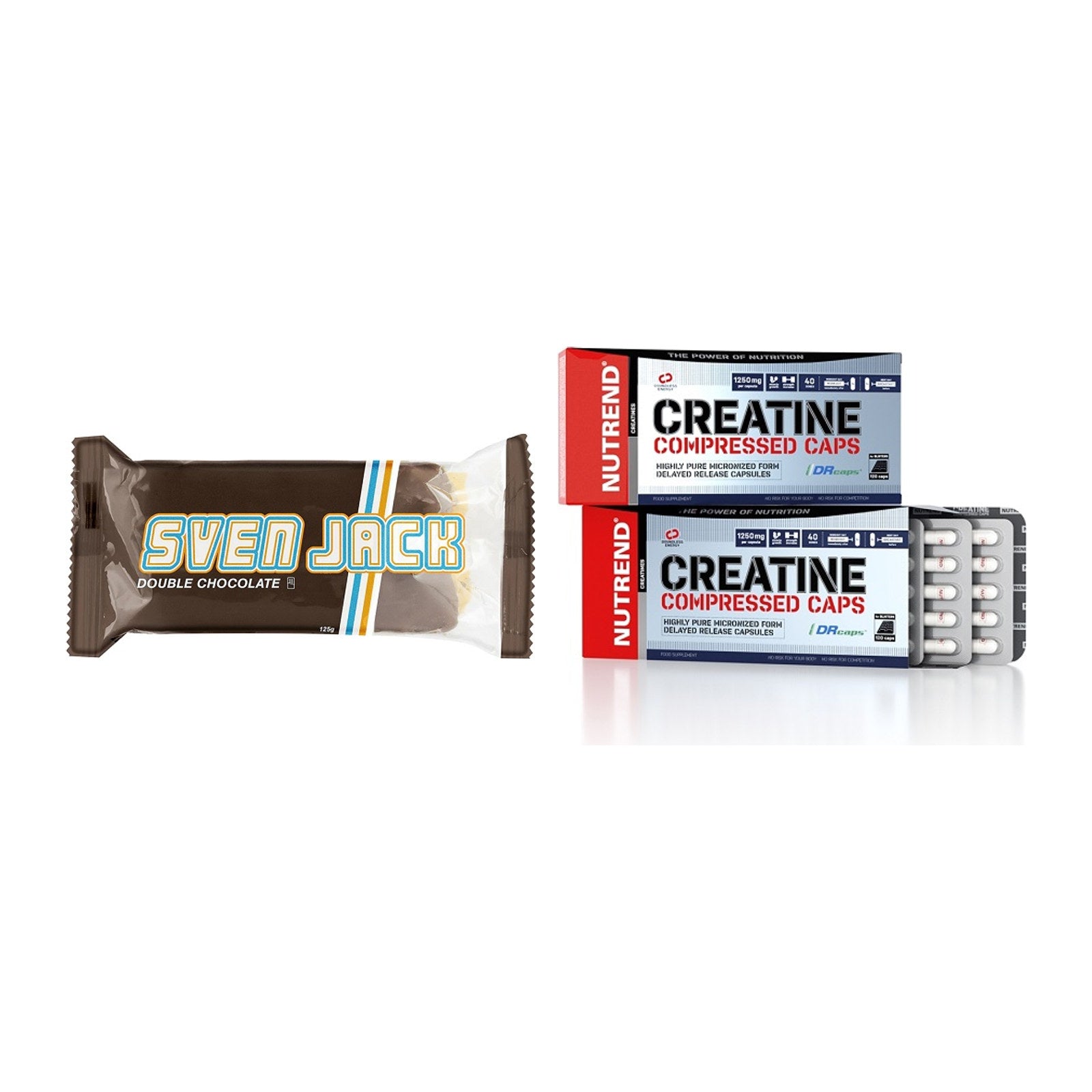 Masseaufbau-Set: Sven Jack (Energycake) + Nutrend Creatine – alle enthaltenen Artikel