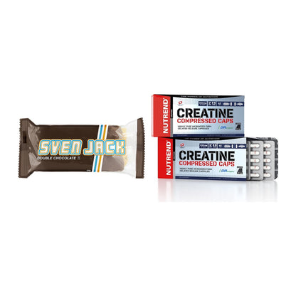 Masseaufbau-Set: Sven Jack (Energycake) + Nutrend Creatine – alle enthaltenen Artikel