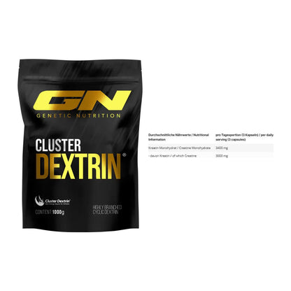 Masseaufbau-Set: GN Cluster Dextrin + INLEAD Creatine Monohydrate – alle enthaltenen Artikel
