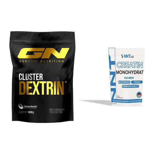 Masseaufbau-Set: GN Cluster Dextrin + NNT Creatin Monohydrat – alle enthaltenen Artikel