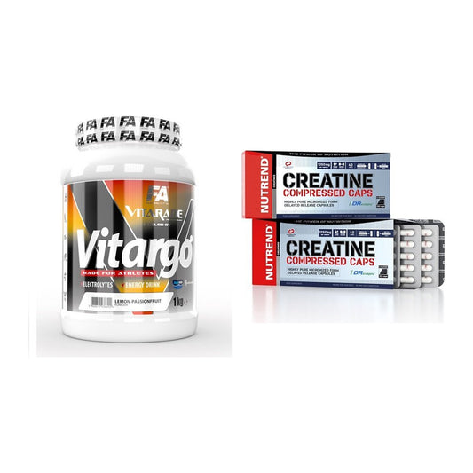 Masseaufbau-Set: FA Vitarade Vitargo + Nutrend Creatine – alle enthaltenen Artikel