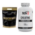 Masseaufbau-Set: Peak Glucofast + MST Creatine HCL – alle enthaltenen Artikel