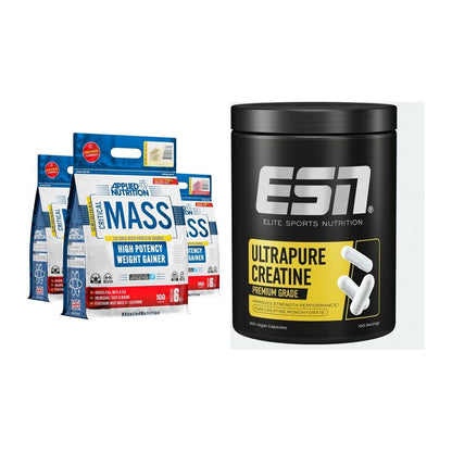 Masseaufbau-Set: Applied Nutrition + ESN Ultrapure Creatine – alle enthaltenen Artikel