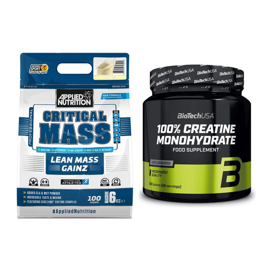 Masseaufbau-Set: Applied Nutrition + BioTech Creatine – alle enthaltenen Artikel