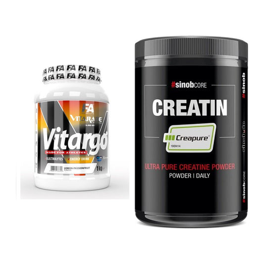 Masseaufbau-Set: FA Vitarade Vitargo + Sinob Creatin CREAPURE – alle enthaltenen Artikel