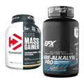 Masseaufbau-Set: Dymatize Super Mass Gainer + EFX Kre-Alkalyn PRO – alle enthaltenen Artikel