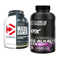 Masseaufbau-Set: Dymatize Super Mass Gainer + EFX Kre-Alkalyn 3000 – alle enthaltenen Artikel