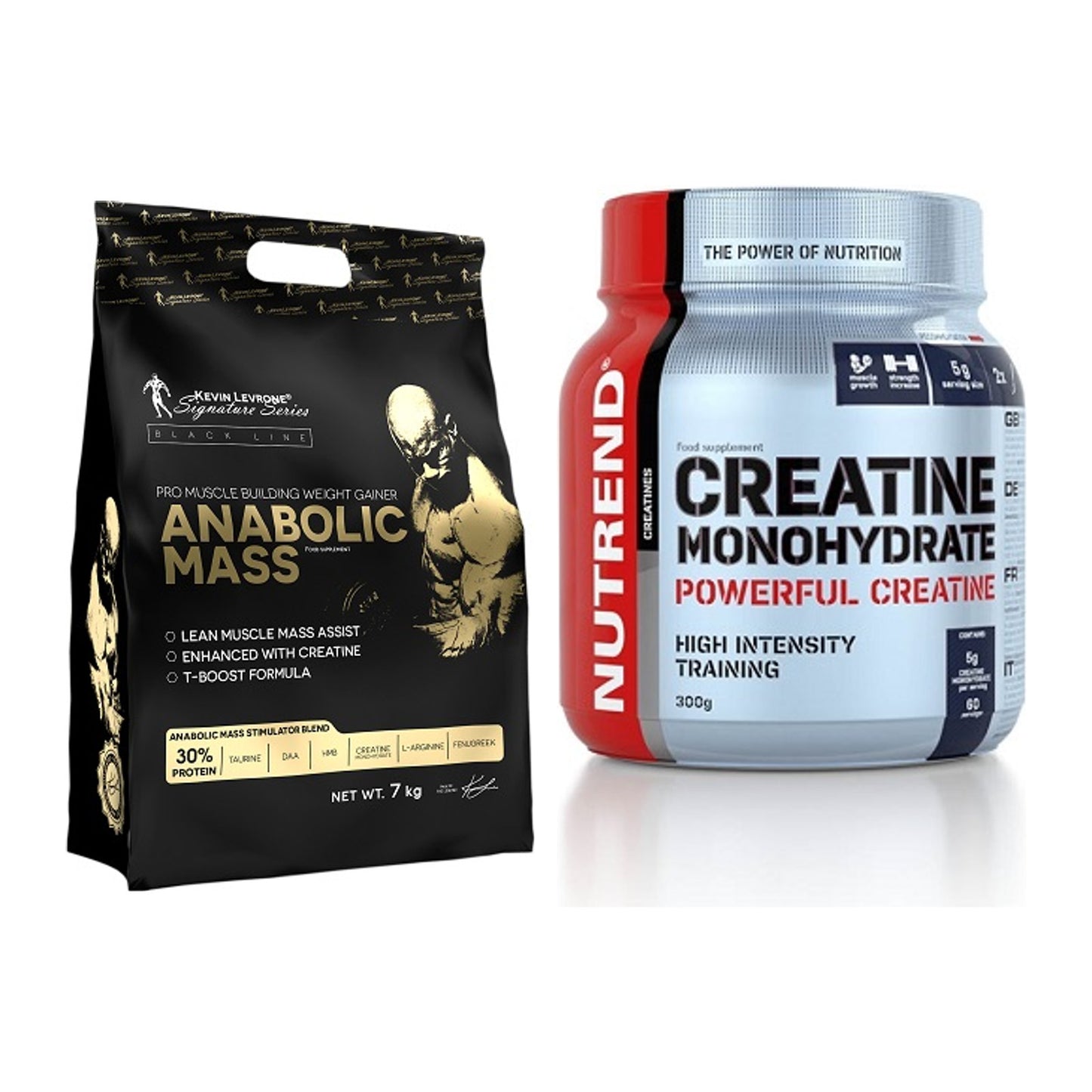 Masseaufbau-Set: Kevin Levrone Anabolic + Nutrend Creatine – alle enthaltenen Artikel