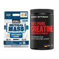 Masseaufbau-Set: Applied Nutrition + Body Attack 100% Pure – alle enthaltenen Artikel