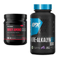 Muskelaufbau-Set: Body Attack Whey Amino Gold + EFX Kre-Alkalyn 3000 – alle enthaltenen Artikel