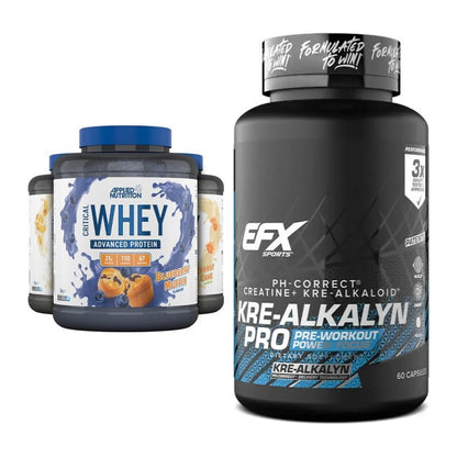 Muskelaufbau-Set: Applied Nutrition + EFX Kre-Alkalyn PRO – alle enthaltenen Artikel