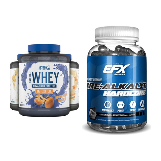 Muskelaufbau-Set: Applied Nutrition + EFX Kre-Alkalyn Hardcore – alle enthaltenen Artikel