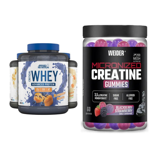 Muskelaufbau-Set: Applied Nutrition + Weider Micronized – alle enthaltenen Artikel