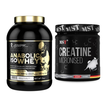 Muskelaufbau-Set: Kevin Levrone Anabolic + MST Creatin Monohydrate – alle enthaltenen Artikel