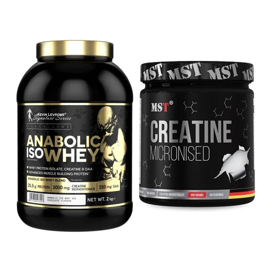 Muskelaufbau-Set: Kevin Levrone Anabolic + MST Creatin Monohydrate – alle enthaltenen Artikel